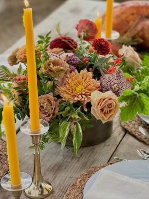 Thanksgiving Basket of Blooms